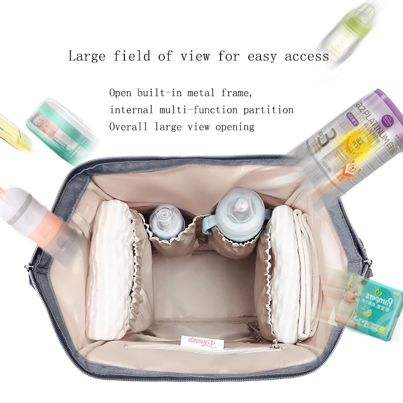 Najtaniej Disney ulepszona wersja torba termoizolacyjna o dużej pojemności karmienie dziecka torby na butelki torby na pieluchy Oxford USB torby izolacyjne