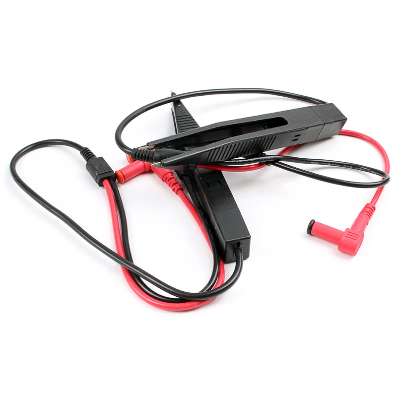 1 pair Test Clip Probe Tweezers for Resistor Multimeter Capacitor Tester Lead ProbeSMD Inductor Wire Pen Cable (7)