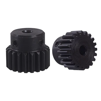 

Module 1 20 Teeth 5mm Hole Diameter Motor Metal Steel Gear Wheel For Motor Hardware Pack Of 2
