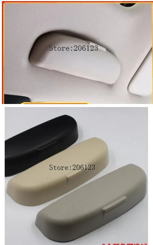 

Accessories Fit For Honda Fit Jazz 2014 2015 2016 GK5 Car Sun Visor Glasses Box Case Sunglasses Holder Clip Storage
