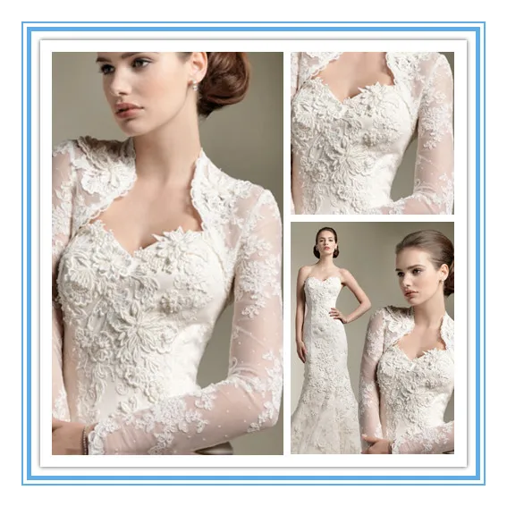 2017 New Fashionable Wedding Jacket Lace Long Sleeve Bridal 2017 New Fashionable Wedding Jacket Lace Long Sleeve Bridal Plus Size Wraps Asps