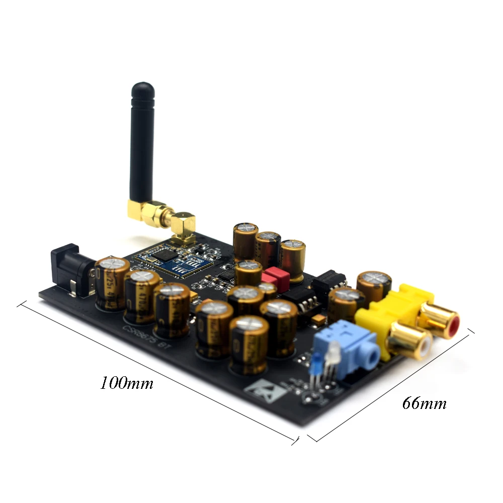  Lusya APTX HD Wireless 5.0 Bluetooth Receiver Board CSr8675+PCM5102A I2S DAC decoder board Support 