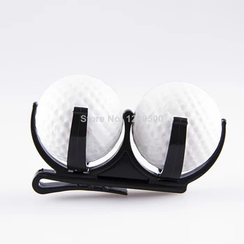 

10pcs/lot Black Golf Accessory Golf Ball Holder Clip Magic Ball Games Prop Organizer Golfer Golfing Tool