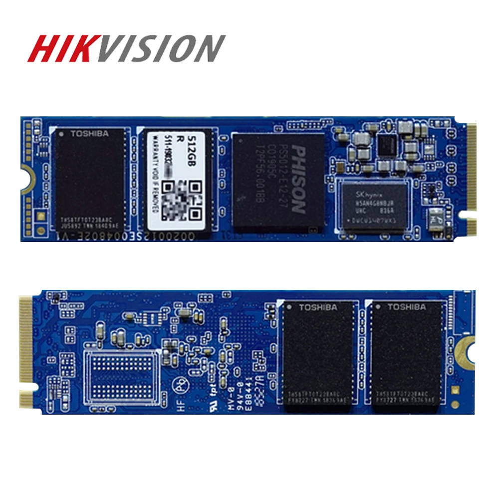 Hikvision SSD M2 512 ГБ C2000 Pro 3500 МБ/с./с NVMe Внутренние твердотельные накопители для настольного ноутбука PCIe Gen 3x4
