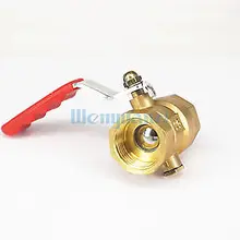 Термометрический латунный шаровой клапан с одинаковой резьбой " BSP PN 1,6 Mpa 229 PSI для воды, газа, масла