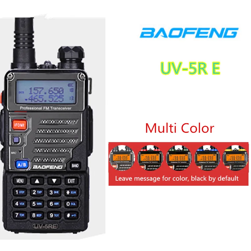 Baofeng UV-860(UV-5R plus) двухстороннее радио 136-174/400-520 МГц Pofung uv5r bf-uv860 Ham cb радио рация uv 5r uv 860 - Цвет: UV-5R E