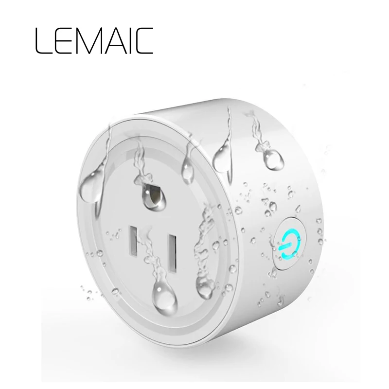 

LEMAIC US Plug Wireless Remote Control Home Appliance Automation Wifi Smart Phone Power Socket Timer Switch Wall Plug