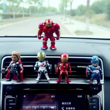 США мультфильм кукла Прохладный автомобиль духи Твердый освежитель воздуха автомобиль Стайлинг 5 запахов