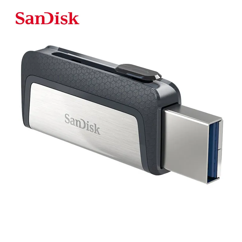 Флеш-накопитель USB 3,1 SanDisk 16 ГБ 32 ГБ 64 Гб 128 ГБ 256 ГБ экстремально высокая скорость OTG type-C для смартфонов и ПК type-c