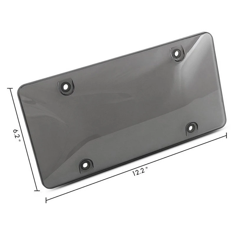 

1pcs Transparent License Plate Frame Car Truck Exterior Decoration Car License Plate Tag Frame Cover Shield