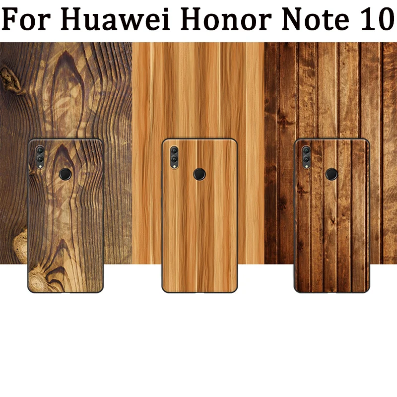 

2pcs Wood grain style For Huawei Honor Note 10 Case Cover Soft cases For Honor Note10 Case shell back cover RVL-AL09 capas