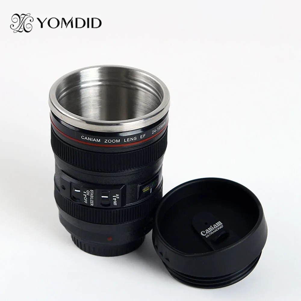 stainless steel SLR Camera EF24 105mm Coffee Lens Mug cup 1 1 scale caniam coffee cup
