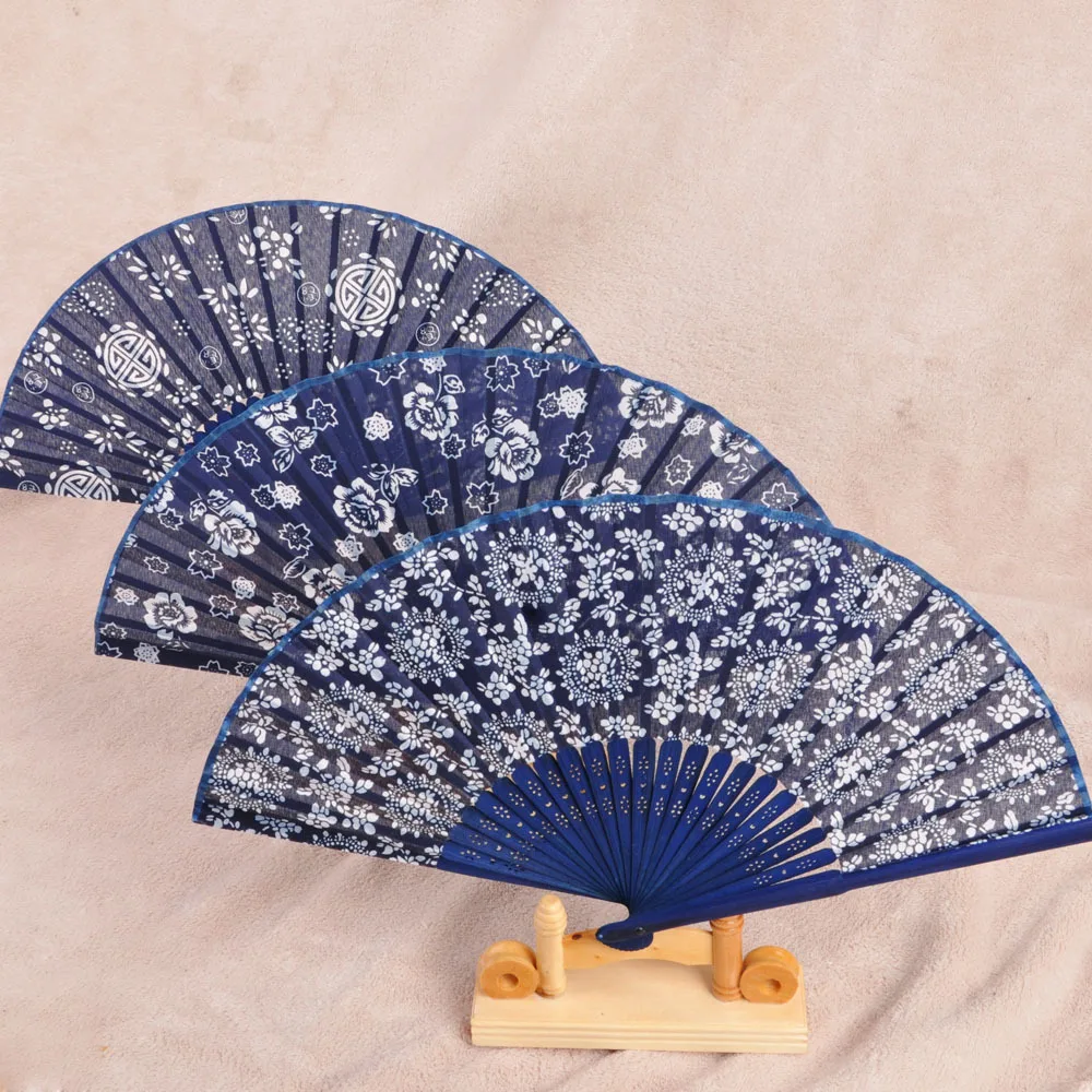 Складной вентилятор женский китайский стиль Туризм Сувенир Орхидея деревянный вентилятор кружева ручной вентилятор испанский танец подарок Abanicos домашний декор