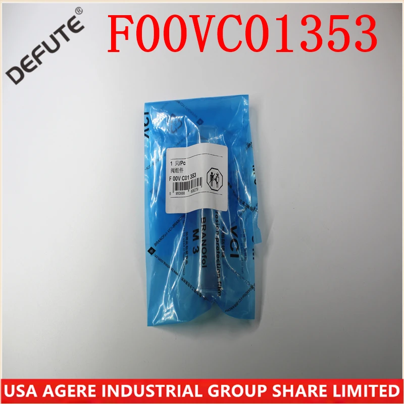 Комплект клапанов F 00V C01 353 F00VC01353 4 шт. инжекторный регулирующий клапан