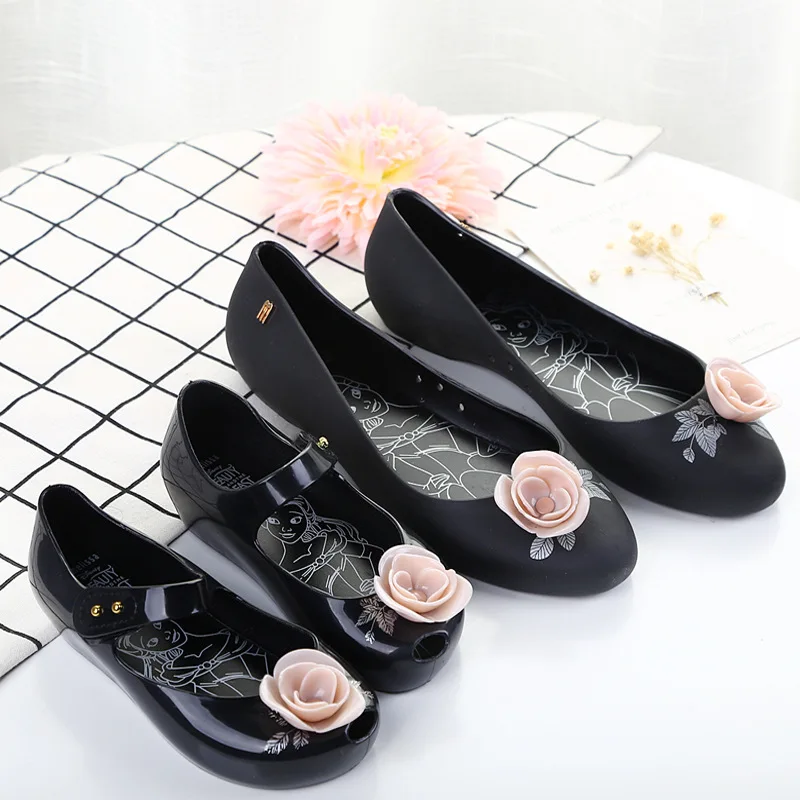 Женские прозрачные сандалии Melissa Beauty мягкие летние для мам и девушек 22 5 24 см