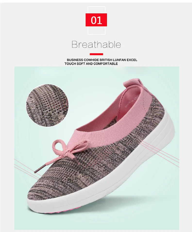 2019 Summer Casual Women Flats Shoes Breathable Mesh Sneakers Shoes Women Slip-on Comfortable Loafers Flats Ladies Shoes (3)