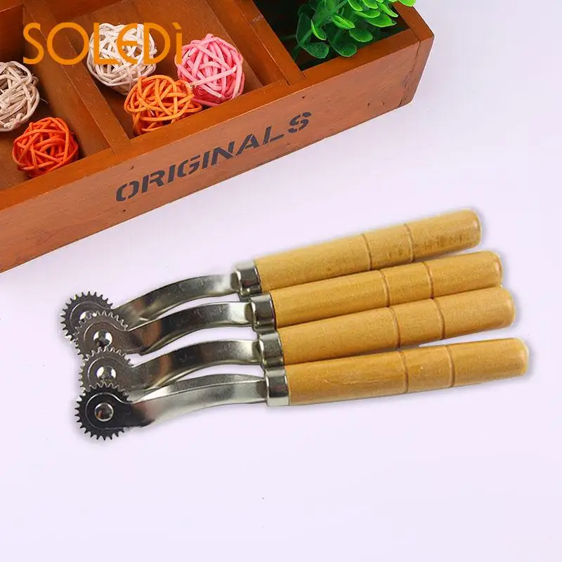 

Stainless Steel Leather Paper Overstitch Wheel Gear Roulette Sewing Tool