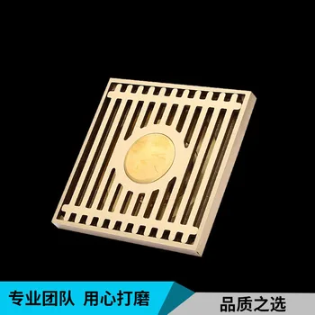 

Modern Dual-use Floor Drain Bathroom Balcony To Watercolor Strip Square Deodorant Floor Drain Large Displacement Floor Drain