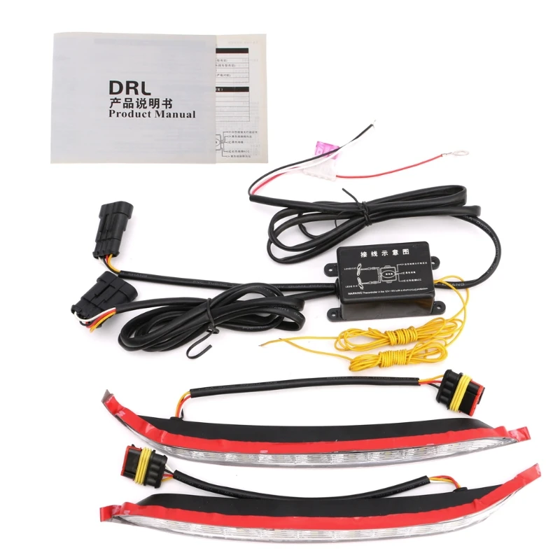 

Free delivery 2 Pcs Car LED DRL Daytime Running Light Driving Fog Lamp For KIA K2 RIO 2012-2014