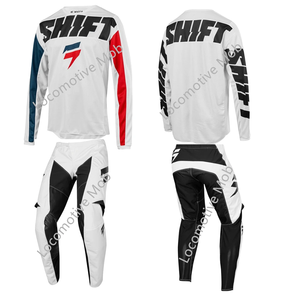 

New Arrival MX 2019 3LACK Mainline Yellow Jersey Pants Adult Motocross Gear Set Jersey + Pants Racing Gear Combination J