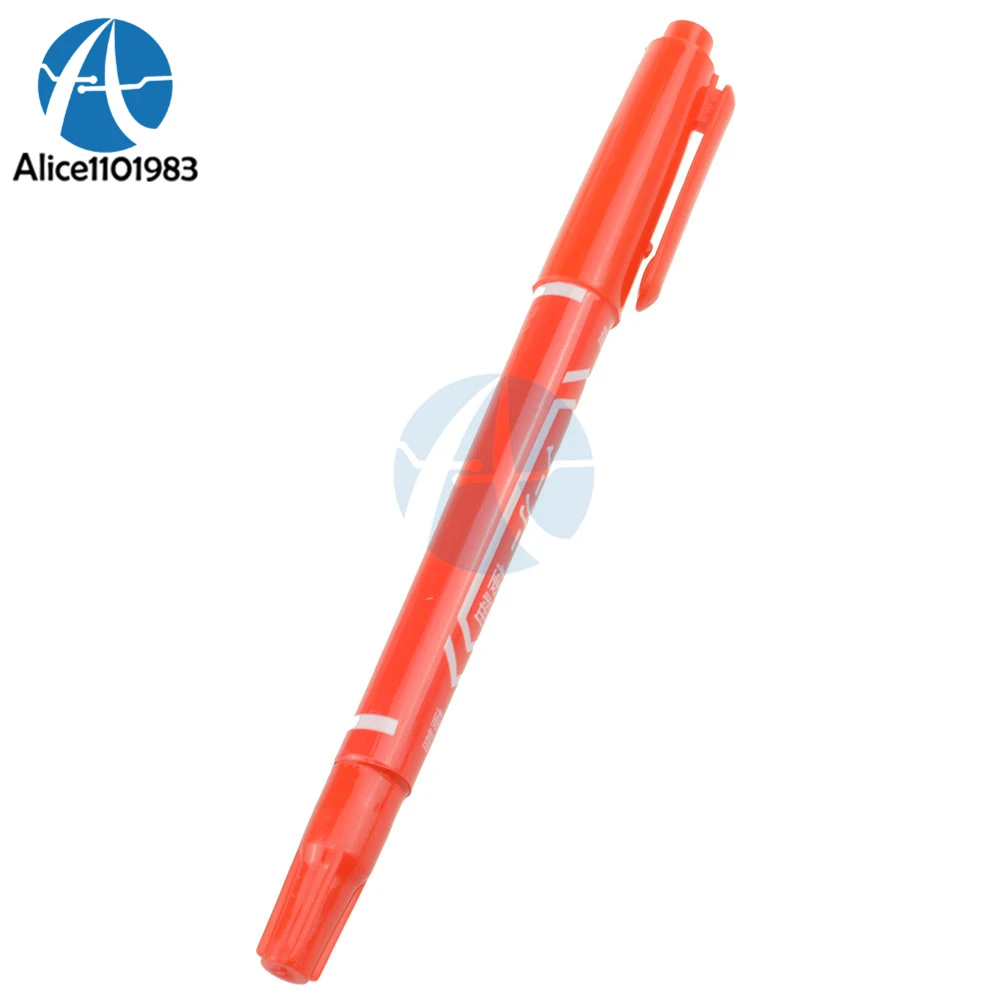 

10PCS CCL Anti-Etching PCB Circuit Board Ink Marker Pen For DIY PCB RED Doubler Pen DIY KIT Repair The Printed Circuit Diagram