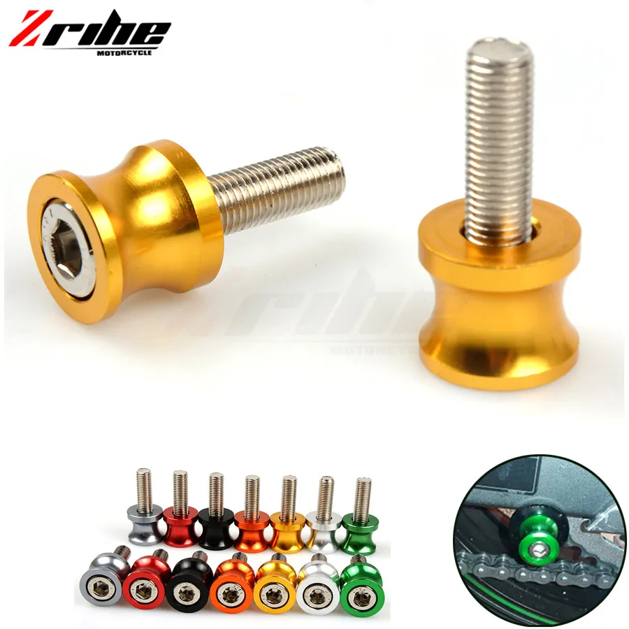 

For 2017 Motorcycle New 6mm-10mm CNC Swingarm Slider Spools stand screws For SUZUKI DL650 V-STROM GSX 600F/750F HAYABUSA GSXR130