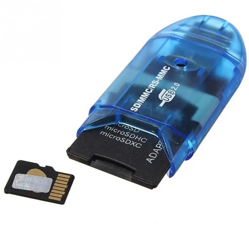 

All in 1 USB 2.0 Multi Memory Card Reader Adapter Connector For Micro SD MMC SDHC TF M2 Memory Stick MS Duo RS-MMC
