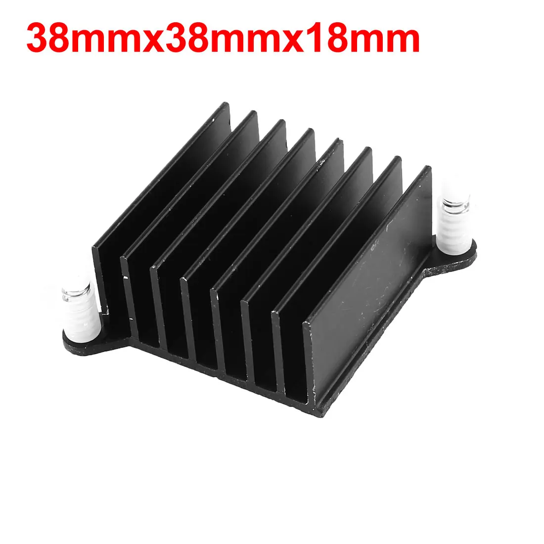 UXCELL 60Mm Mounting Hole Spacing Square Aluminum Heatsink Heat Sink