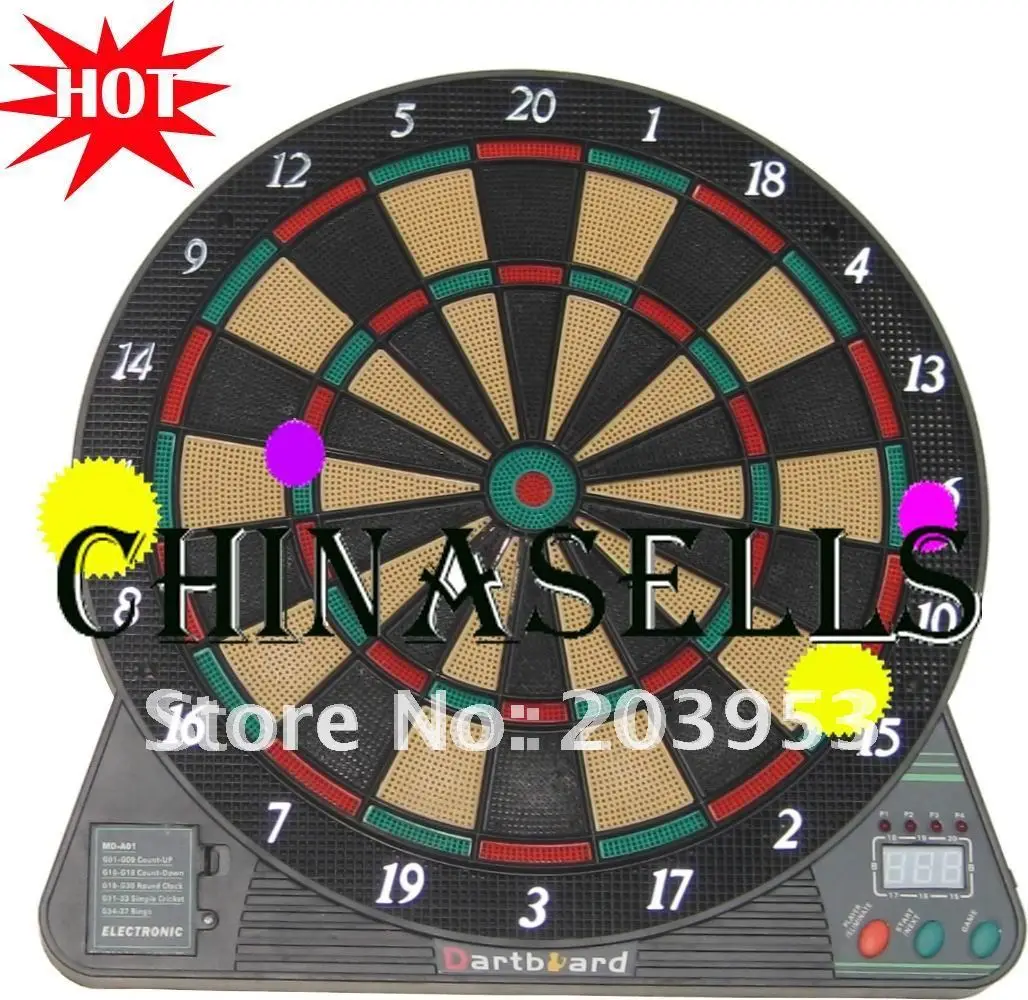 High quality soft electronic dart board scorre 37 game 1LED 6 dart New