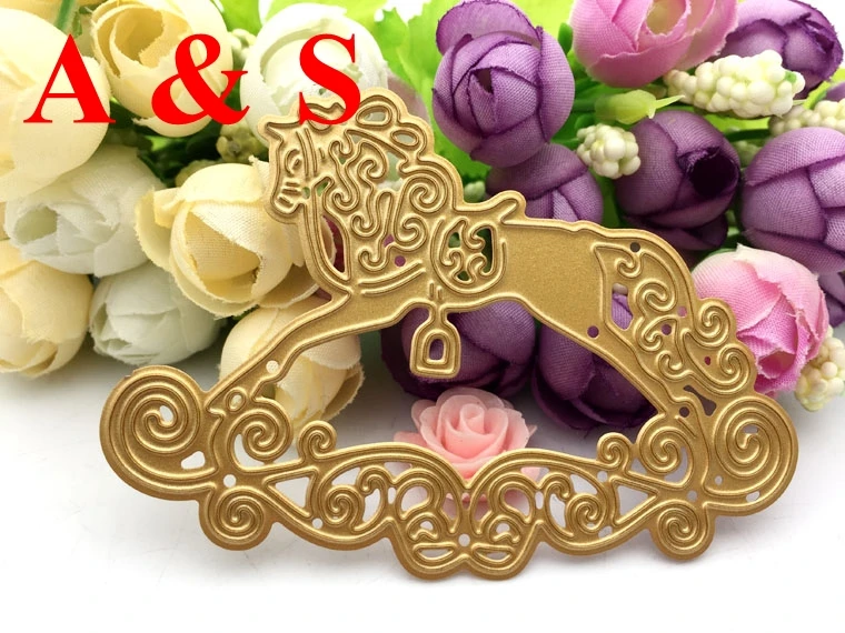 Q55 METAL CUTTING DIES Horse Scrapbook card frame album paper craft wedding invitation embossing st - 32829236577