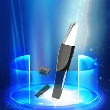 Бритва с насадками для бровей и носа, триммер для удаления волос, персональный Электрический Встроенный светодиодный триммер для волос