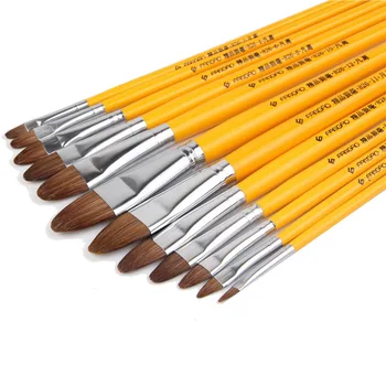 

Manet high-grade weasel hair brush painting brush, tongue peak set wholesale supply Taobao acrylic painting pen