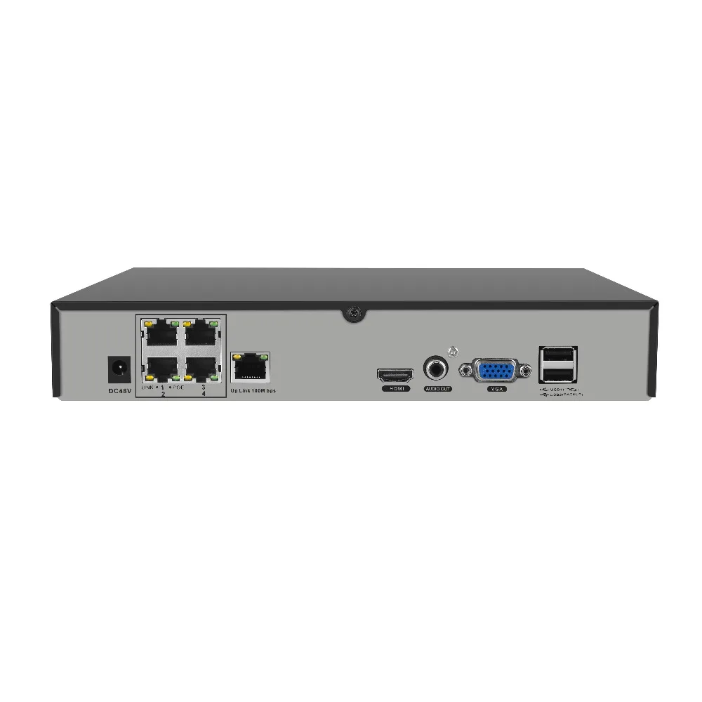 YiiSPO 4CH H.265 POE NVR играть и подключать 48 В 802.3af 1080P CCTV NVR видео безопасности удаленного просмотра наблюдения Onvif P2P support4/5MP