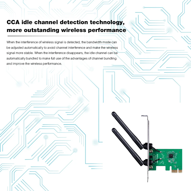 PCI-E Беспроводной адаптер антенны Wi-Fi PCI WiFi 300 Мбит/с сетевой карты для настольных Loptap Windows IEEE 802.11ngb Прямая доставка