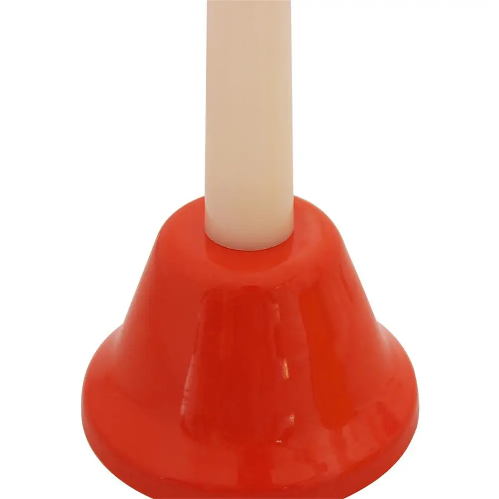 Ручные погремушки 8 тон красочный колокольчик погремушка Металл ПВХ музыкальный ударный инструмент подарок
