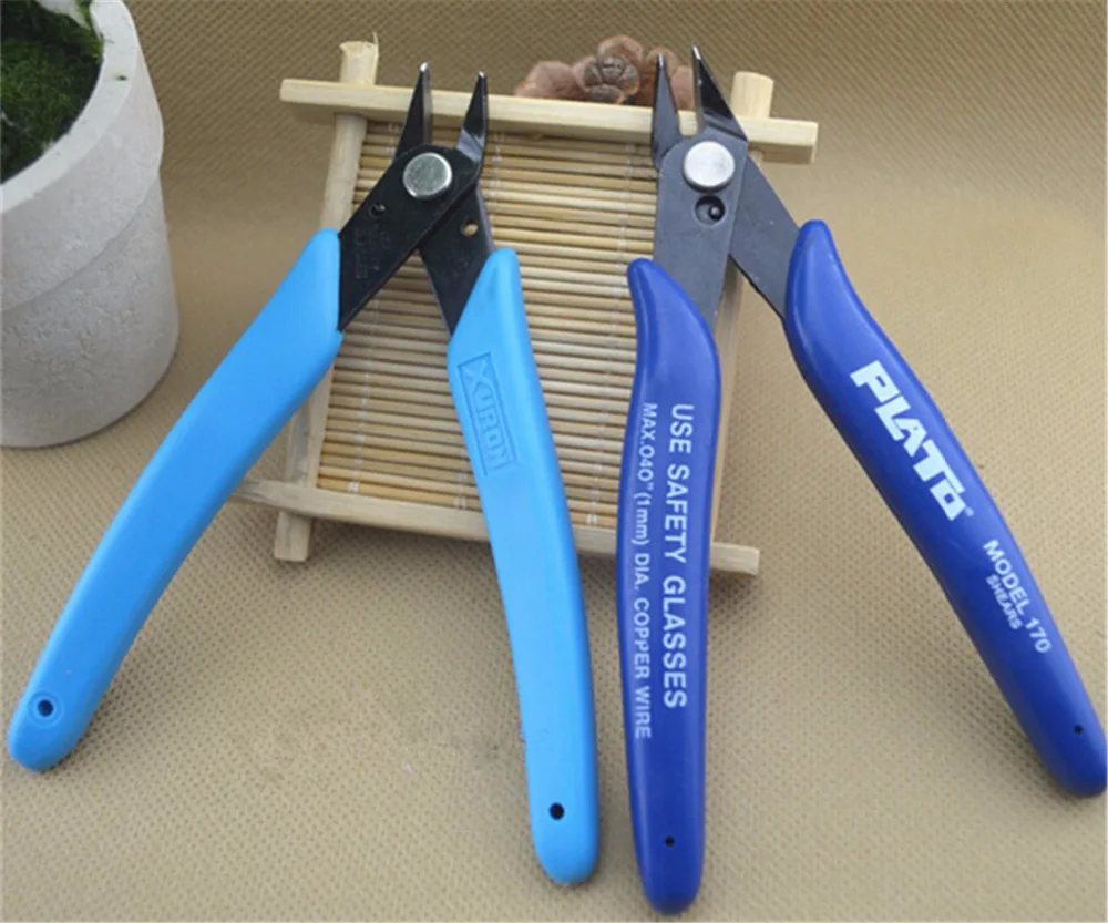 Diagonal Plier Mini 5 inch Electrical Crimping Wire Nipper Plier Snip