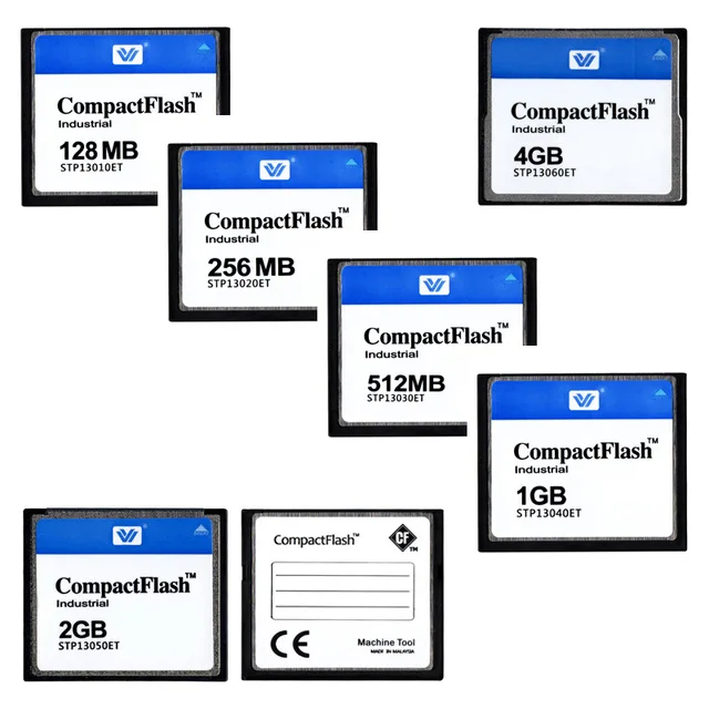 128 МБ 256 МБ 512 МБ 1 ГБ 2 ГБ 4 ГБ Compact Flash Card промышленного карты памяти CF с адаптер PCMCIA Тип II и Тип я