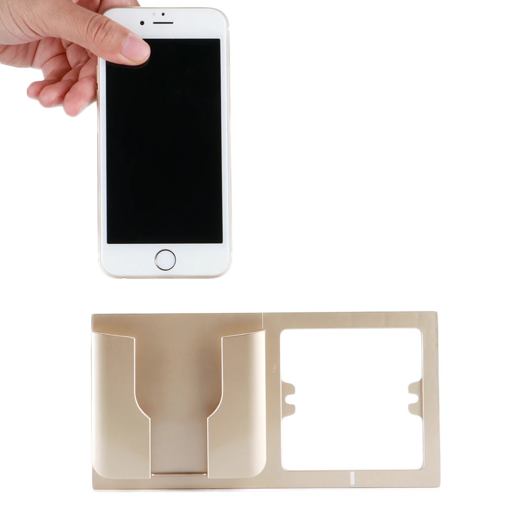 ET Luxury Wall Mount Socket Holder Multifunctional Mobile Phone Holder