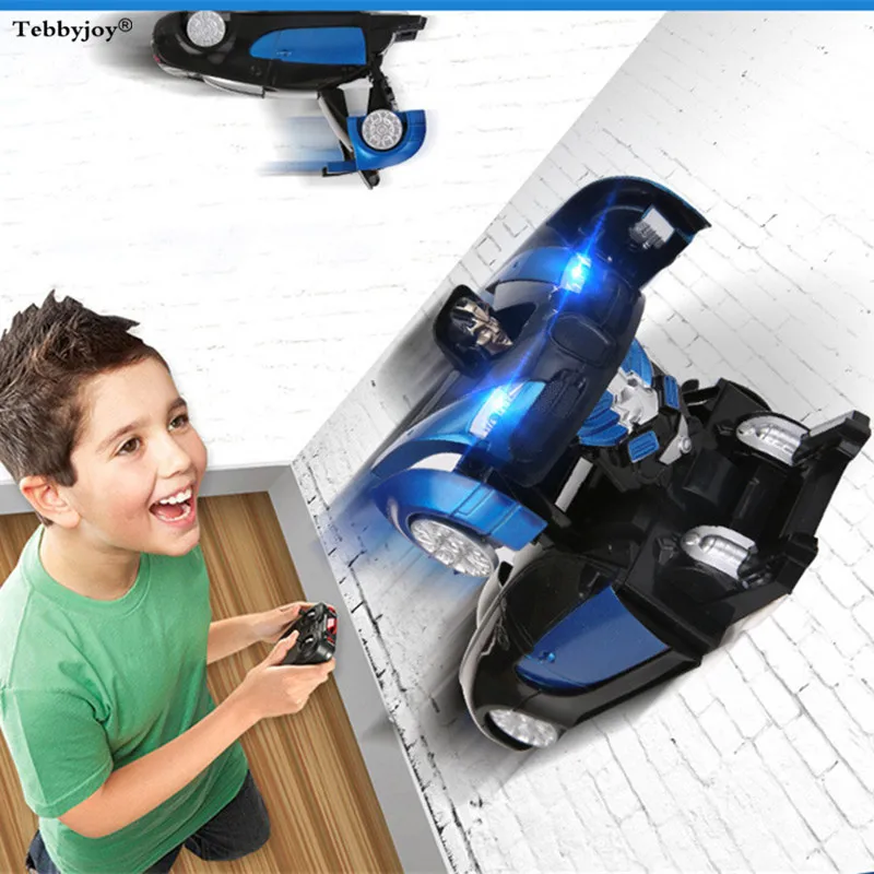 RC Wall Climbing Climber Deformation Car Remote Control Racing Floor
