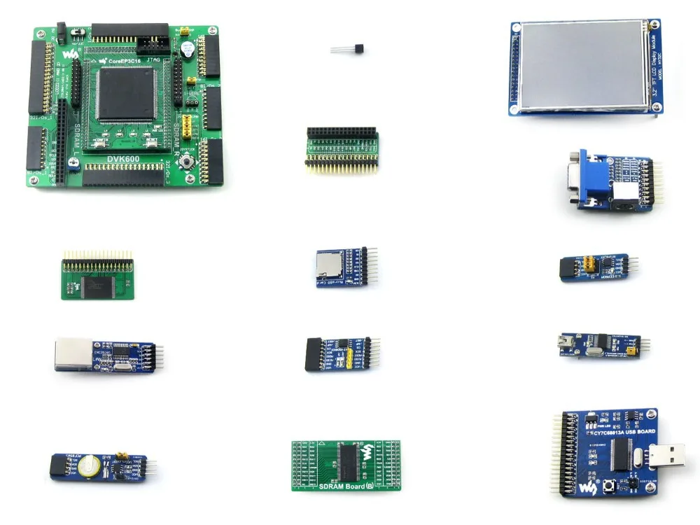 

Parts Altera Cyclone EP3C16 EP3C16Q240C8N ALTERA Cyclone III FPGA Development Board +13 Accessory Module Kits=OpenEP3C16-C Packa