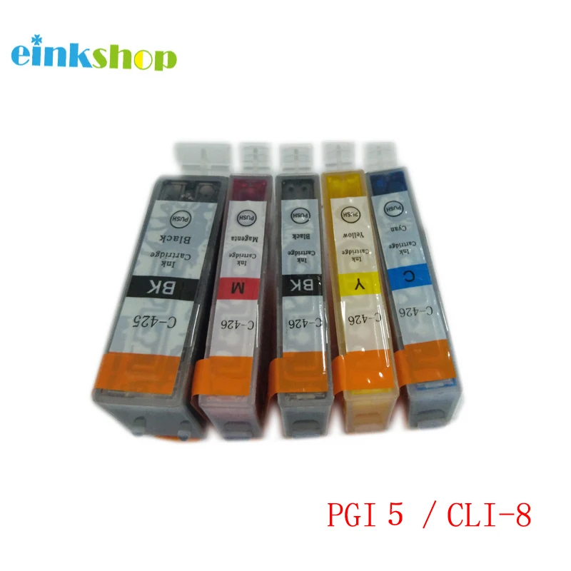 

5Pcs BCI-3e BCI-3 BCI-6 Ink Cartridges Full Ink For Canon IP4000 IP5000 I860 MP870 MP710 MP780 MP760 MP750 BJC 3000 6000 6200