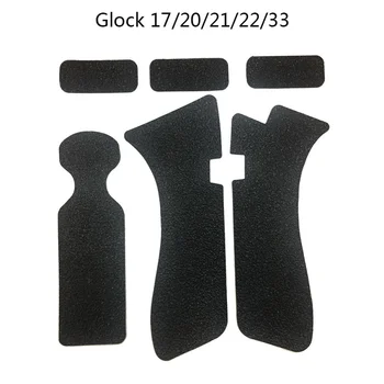 

Anti-slip Rubber Grip Enhancements Grip Tapes Wrap For Glock 19 23 25 32 38 Pistol Camping Hunting Accessories Equipment New