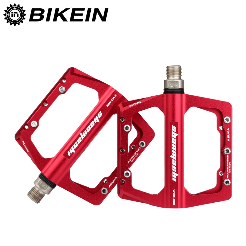 BIKEIN Mountain Bike MTB 4 Bearing Ball Pedals BMX Bicycle Platform Flat Pedal MTB Cycling