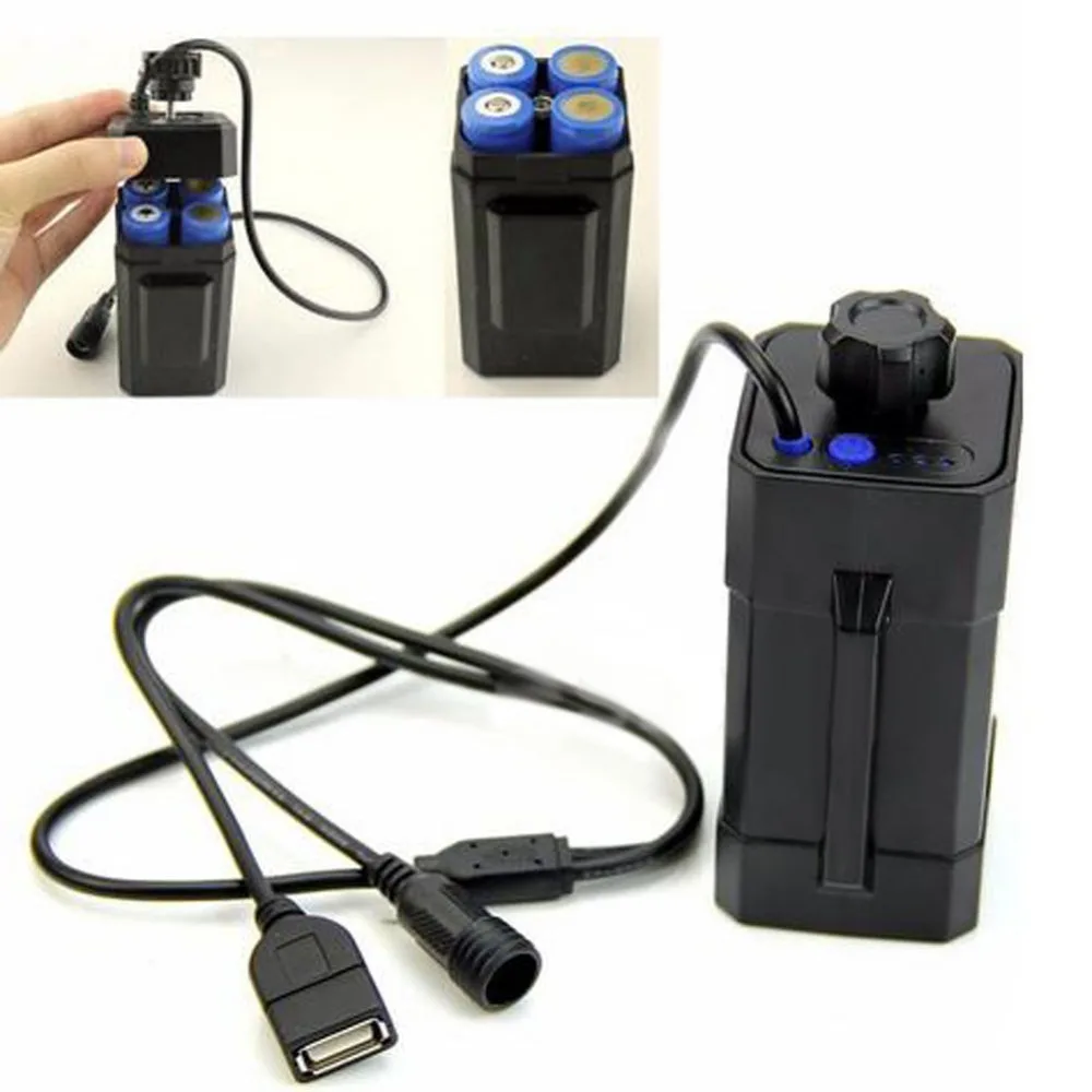 18650 Аккумуляторный блок высокого качества USB/DC dual интерфейс водонепроницаемый 8 4