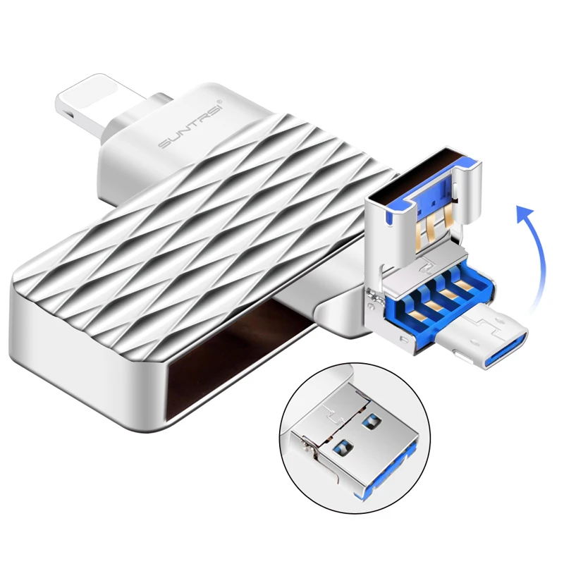 Sunstrsi USB флеш накопитель 16 ГБ 32 OTG Флешка высокоскоростной 2 0 64 Гб флэш для