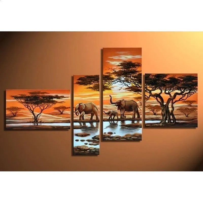 

5D DIY Diamond Painting "Elephant family" Embroidery Full ROUND Diamond Cross Stitch Rhinestone Mosaic Painting wedding Decor