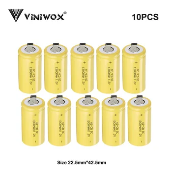 

SC Ni-CD 1300mAh 1.2V Power Tool Battery Cell for Makita Bosch Hitachi Dewalt Subc Rechargeable Batteries Electric Elements