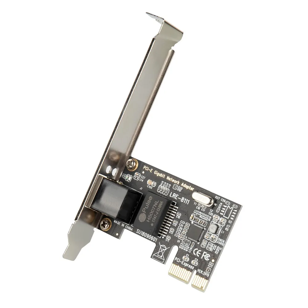 10/100/1000 M PCI-E RJ45 сетевой карты адаптер Gigabit Ethernet карта PCI-E с CD-привод для Windows XP/7/8/8,1/10