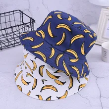 Banana Hat Мода г. женская летняя шляпа пляжные хип хоп без каблука кепки мужской путешествия Boho Защита от солнца Новинка Панама банан Панама