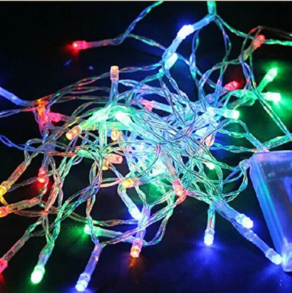 

Multi-color 10M 80 LED String Light 3*AA Battery Operated Fairy Party Wedding Christmas Flashing LED Strip Home Decoration